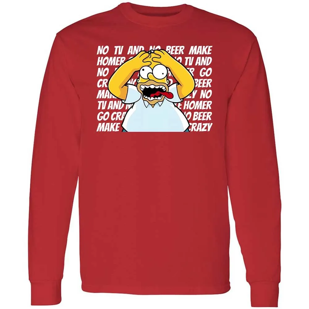 No TV and No Beer Make Homer Go Crazy - Red - 11
