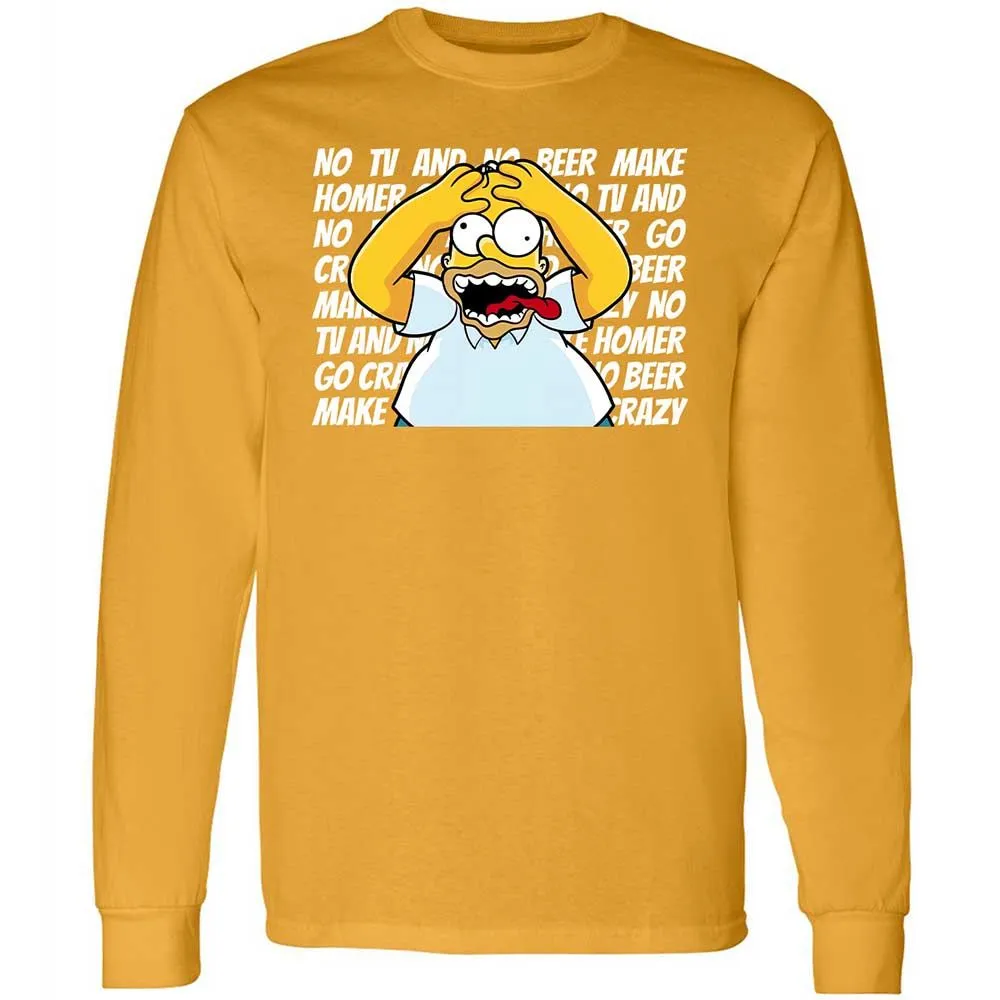 No TV and No Beer Make Homer Go Crazy - Gold - 13