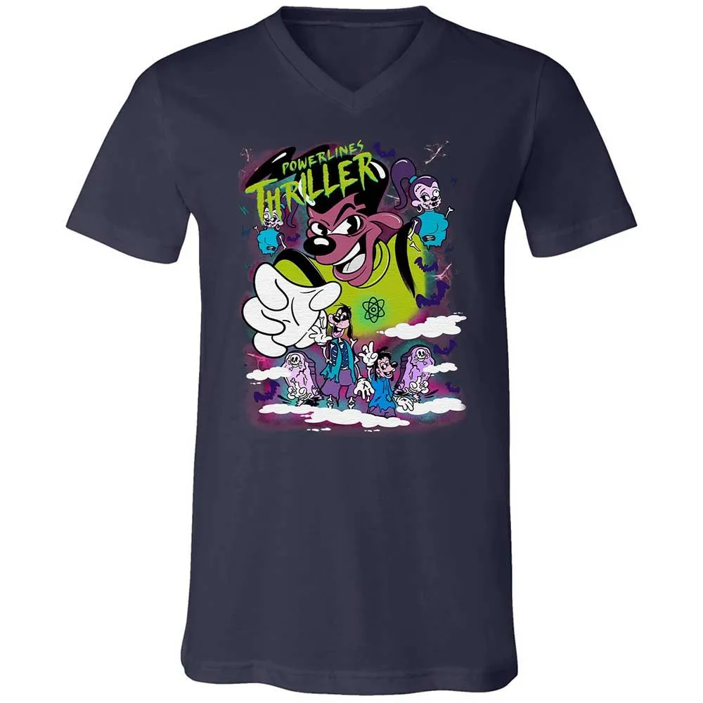 Vintage Pop Cartoon Horror Mashup - Navy - 2
