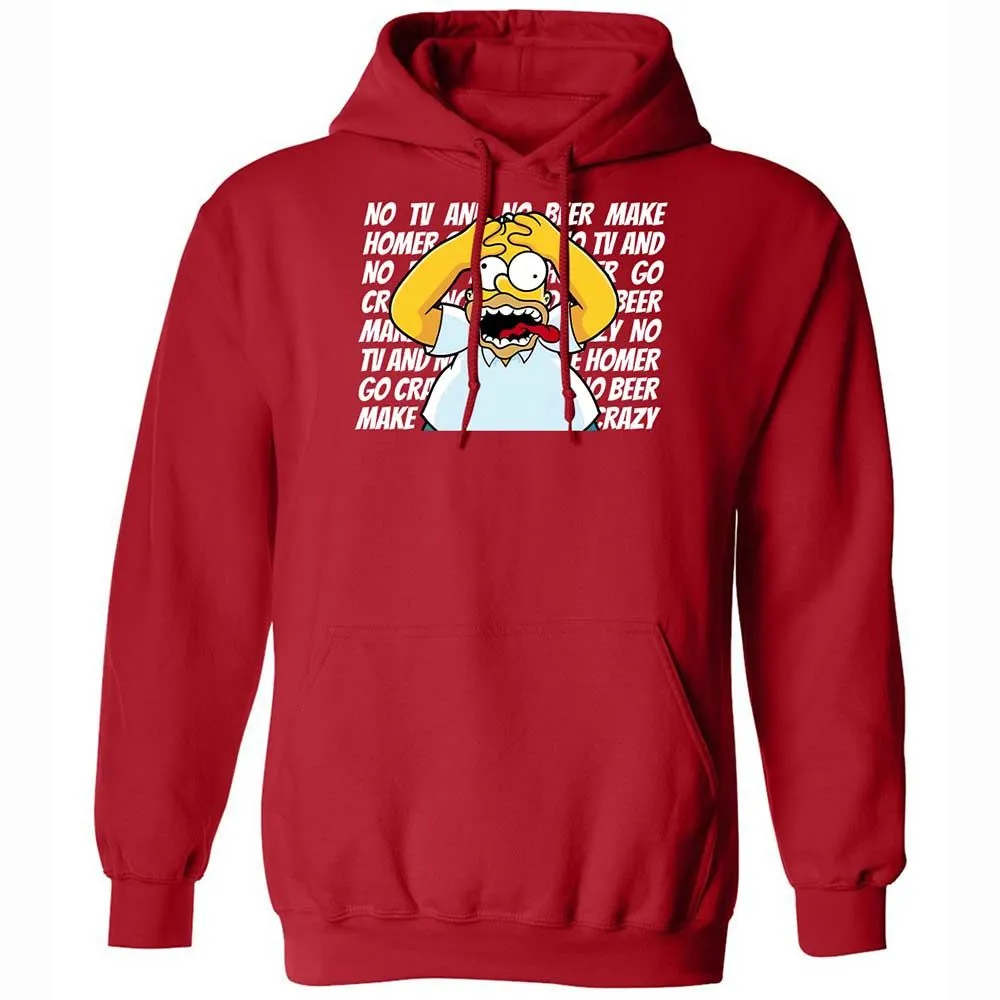 No TV and No Beer Make Homer Go Crazy - Red - 10