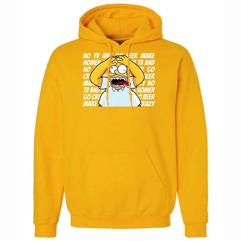 No TV and No Beer Make Homer Go Crazy - Gold - 15