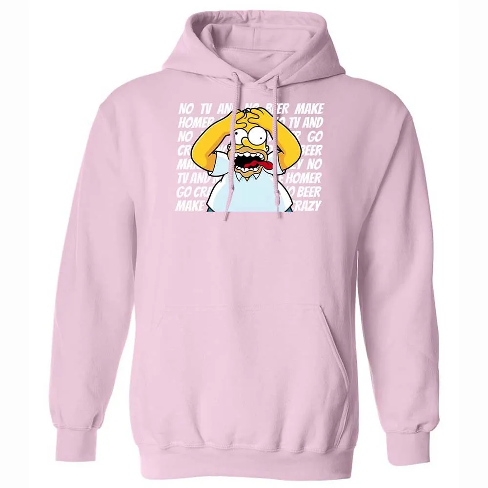 No TV and No Beer Make Homer Go Crazy - Light Pink - 21