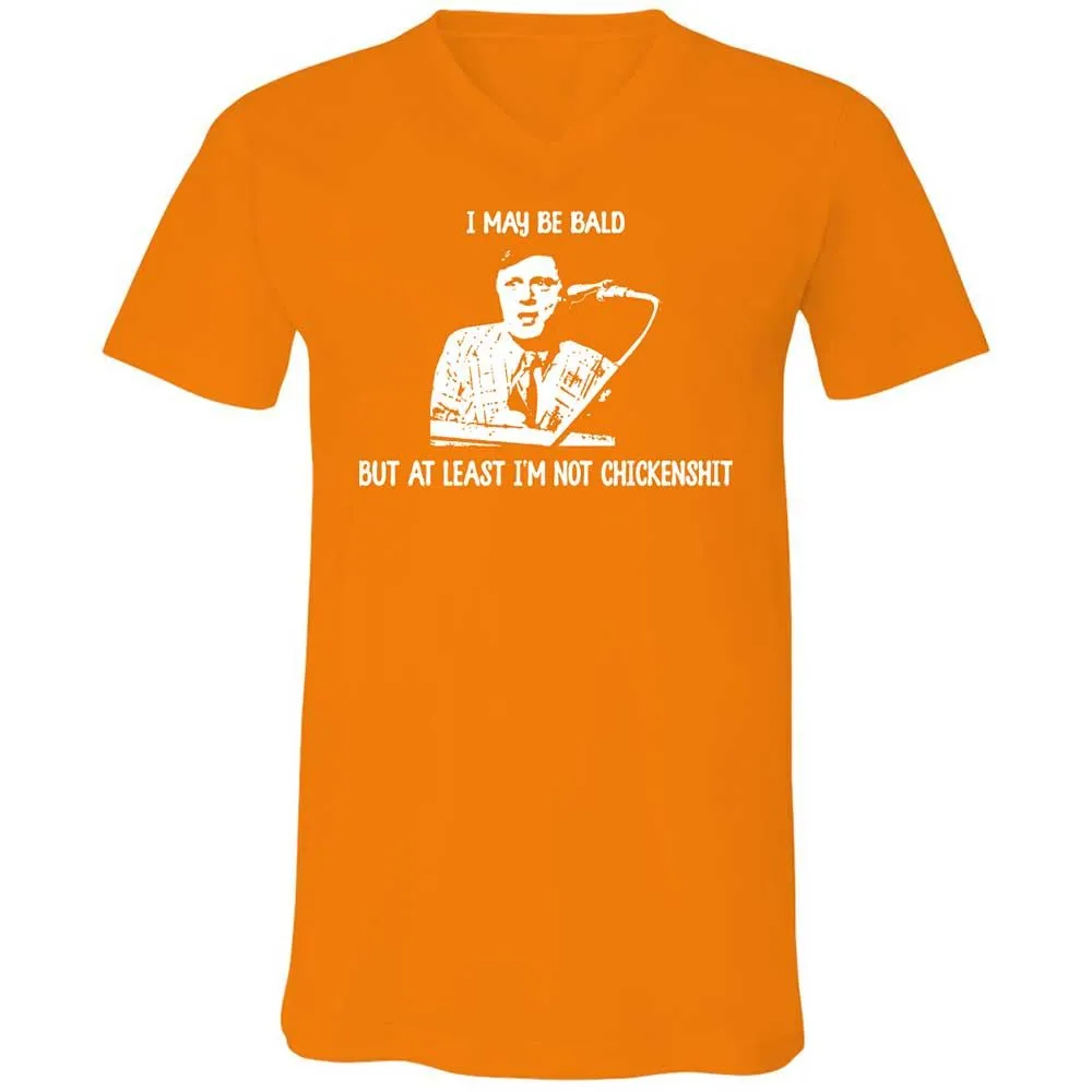 Unisex V-Neck T-Shirt - 4UFTVSXE - Orange - 12