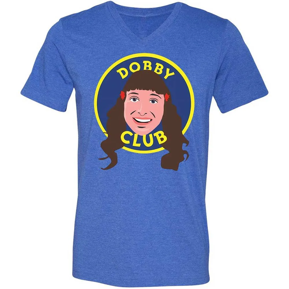 Unisex V-Neck T-Shirt - L171DS5Y - Heather True Royal - 4