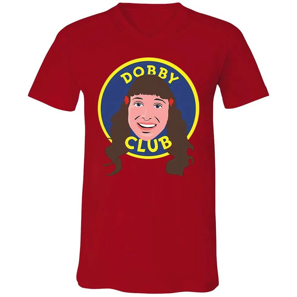 Unisex V-Neck T-Shirt - L171DS5Y - Red - 5