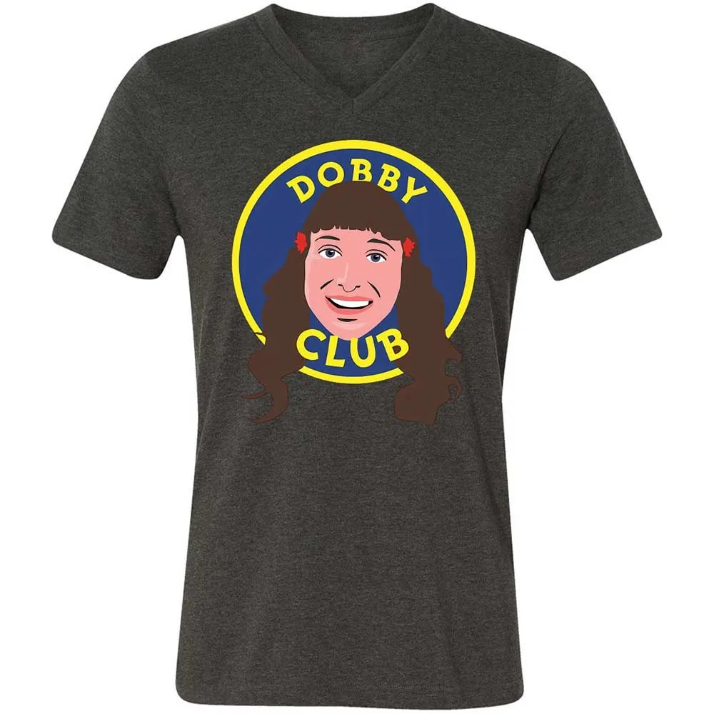 Unisex V-Neck T-Shirt - L171DS5Y - Dark Grey Heather - 8