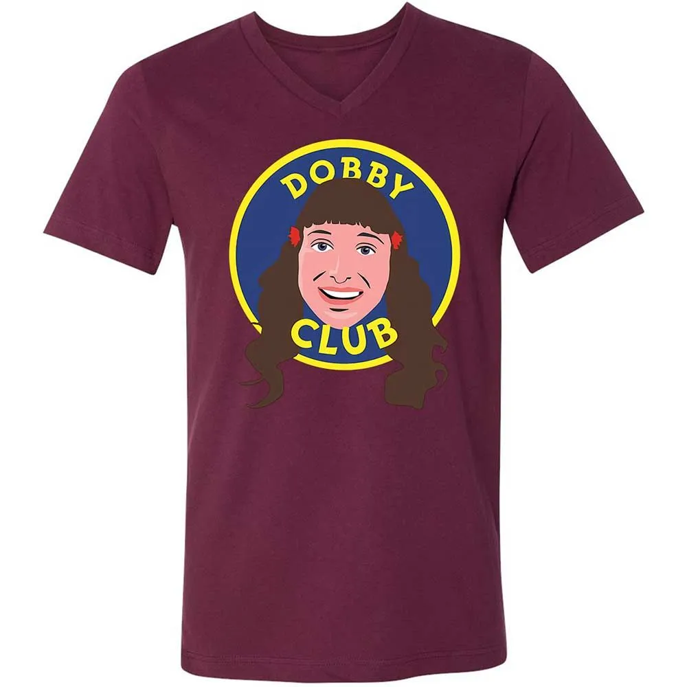 Unisex V-Neck T-Shirt - L171DS5Y - Maroon - 14