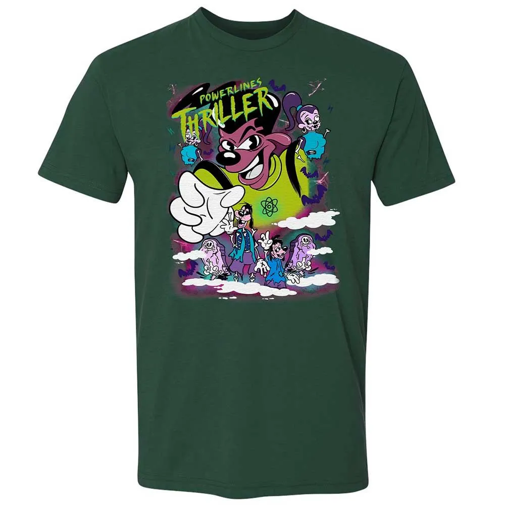 Vintage Pop Cartoon Horror Mashup - Forest Green - 3