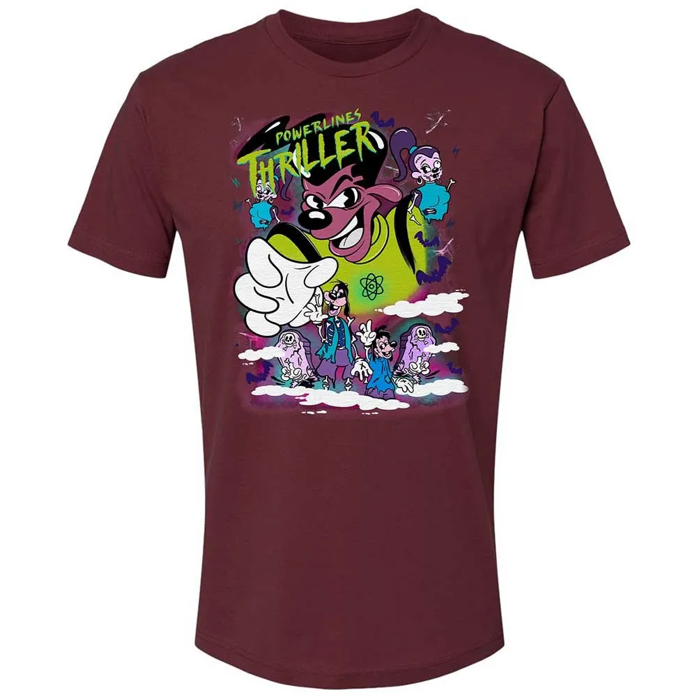 Vintage Pop Cartoon Horror Mashup - Maroon - 10