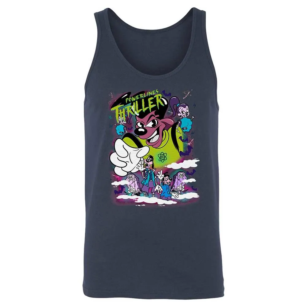 Vintage Pop Cartoon Horror Mashup - Navy - 2