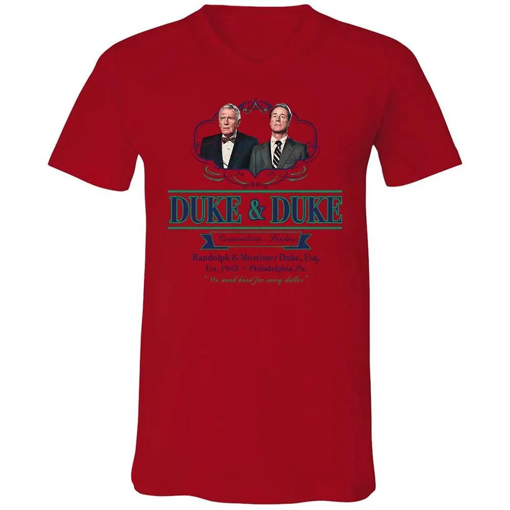Unisex V-Neck T-Shirt - L7579SH3 - Red - 5
