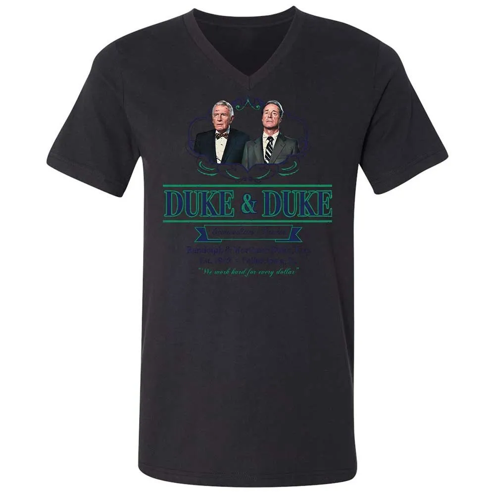 Unisex V-Neck T-Shirt - L7579SH3 - Black - 11