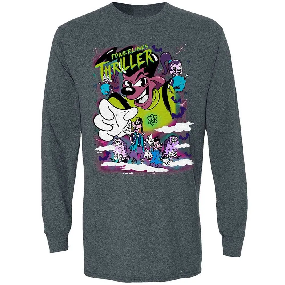 Vintage Pop Cartoon Horror Mashup - Dark Heather - 5