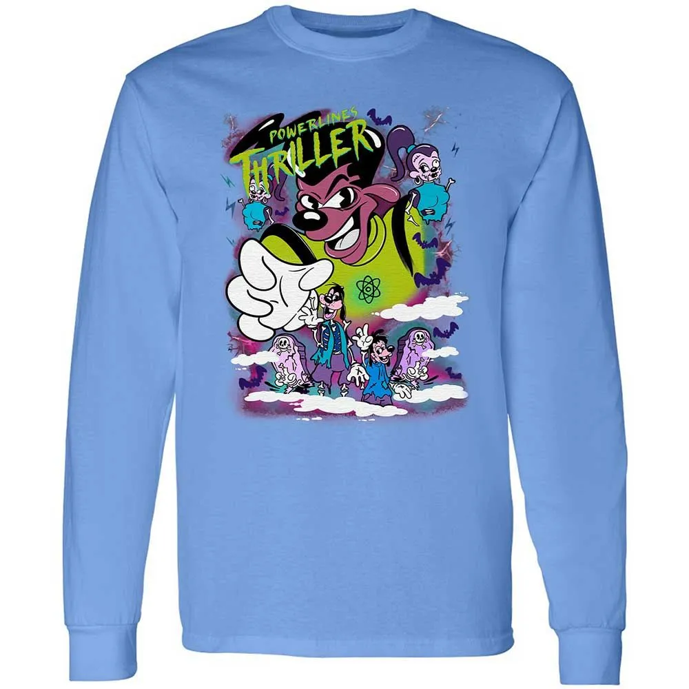Vintage Pop Cartoon Horror Mashup - Carolina Blue - 15