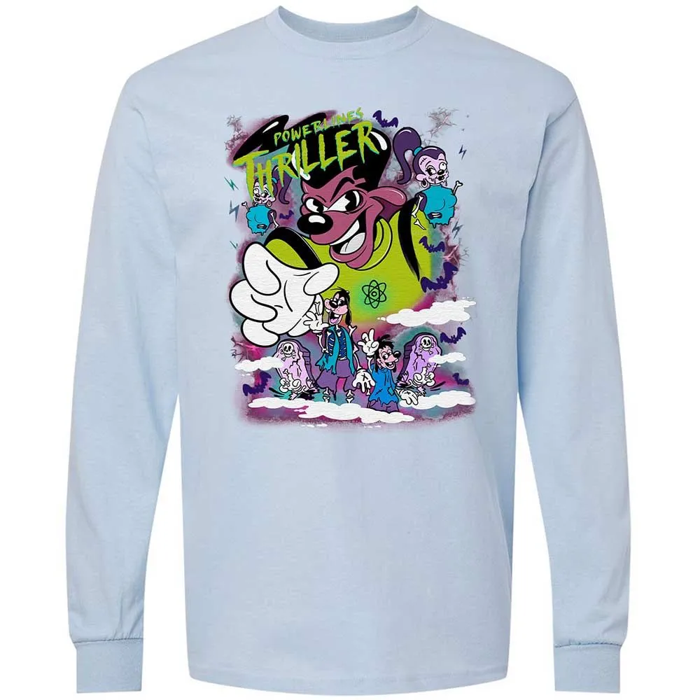 Vintage Pop Cartoon Horror Mashup - Light Blue - 18