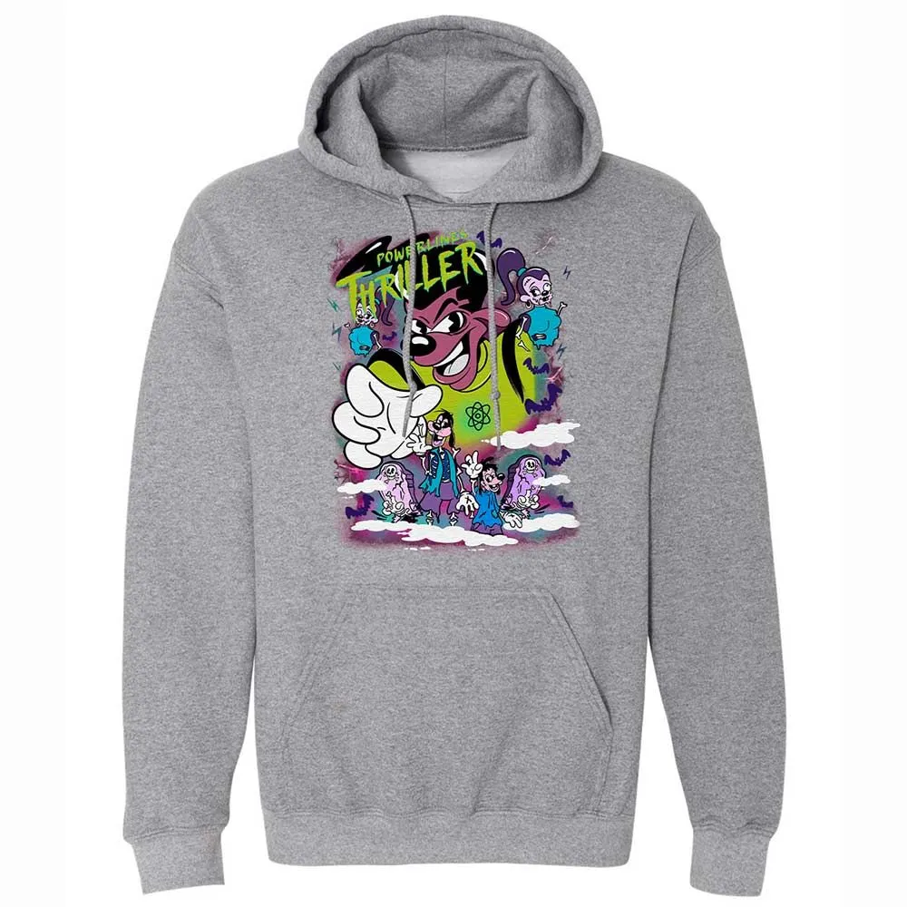 Vintage Pop Cartoon Horror Mashup - Graphite Heather - 4