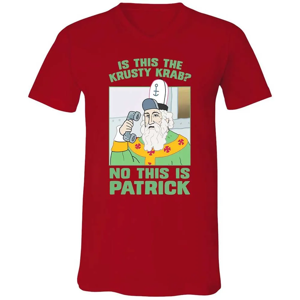 Unisex V-Neck T-Shirt - E3R2DVSP - Red - 5