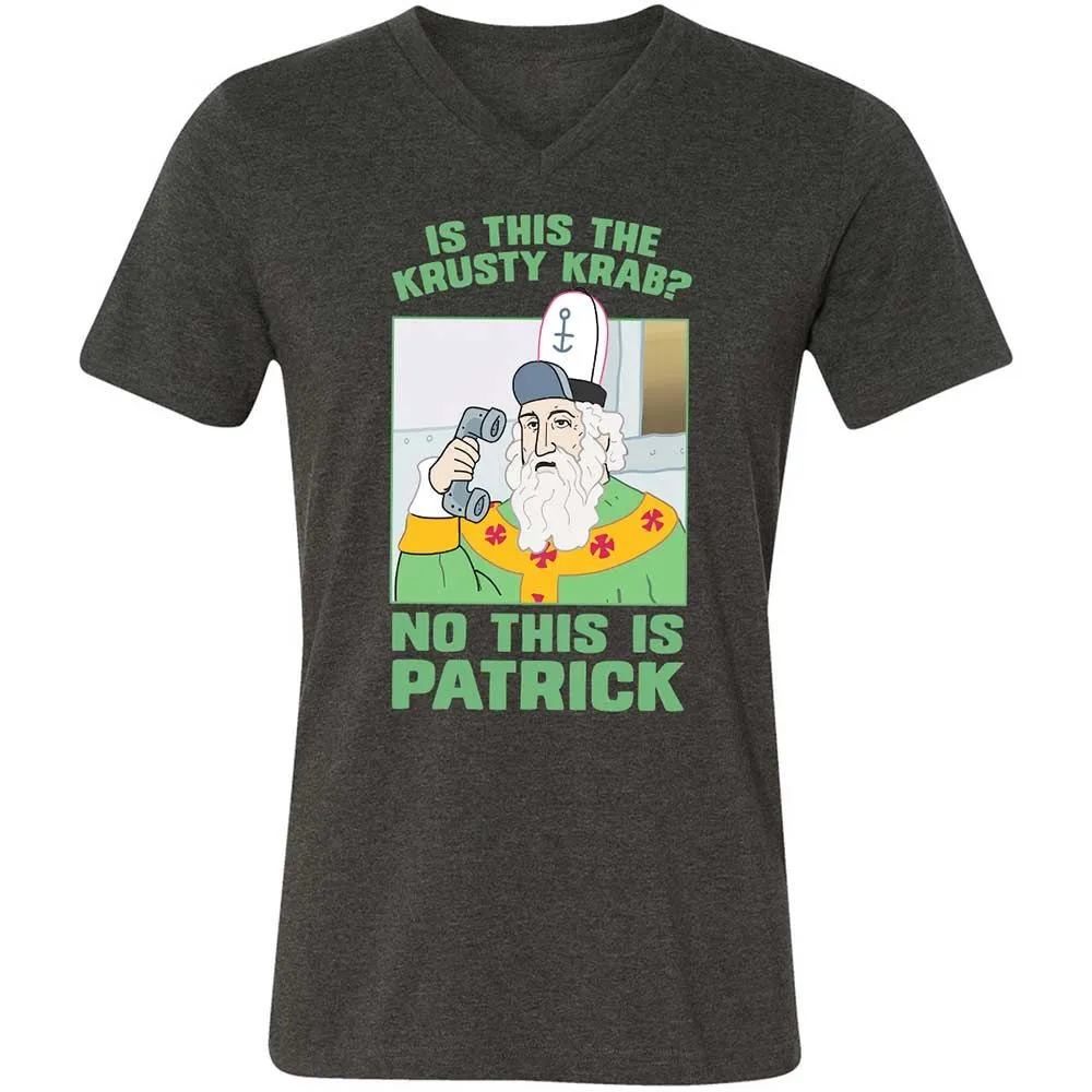 Unisex V-Neck T-Shirt - E3R2DVSP - Dark Grey Heather - 8