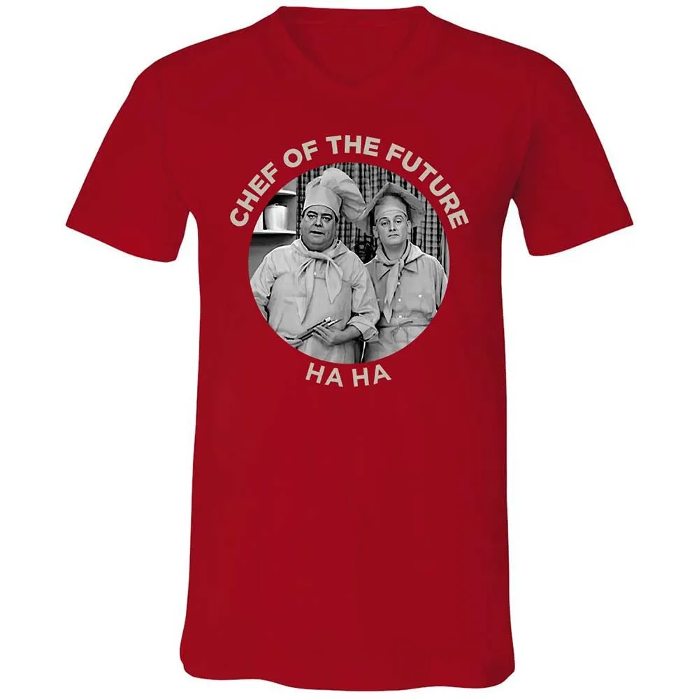 Unisex V-Neck T-Shirt - 6XYWNQQQ - Red - 6
