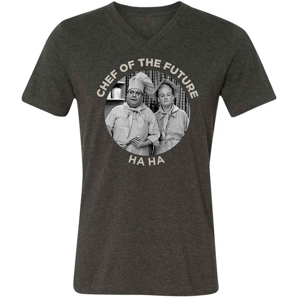 Unisex V-Neck T-Shirt - 6XYWNQQQ - Dark Grey Heather - 9