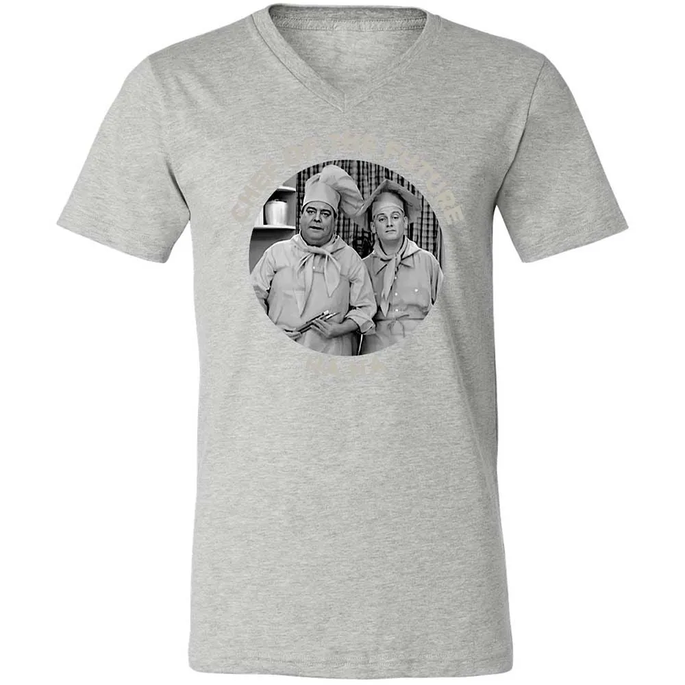 Unisex V-Neck T-Shirt - 6XYWNQQQ - Athletic Heather - 15