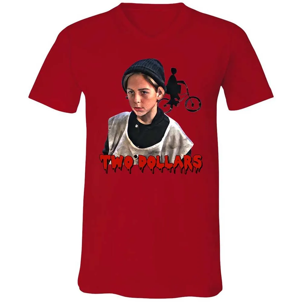 Unisex V-Neck T-Shirt - Z2UPECGS - Red - 5