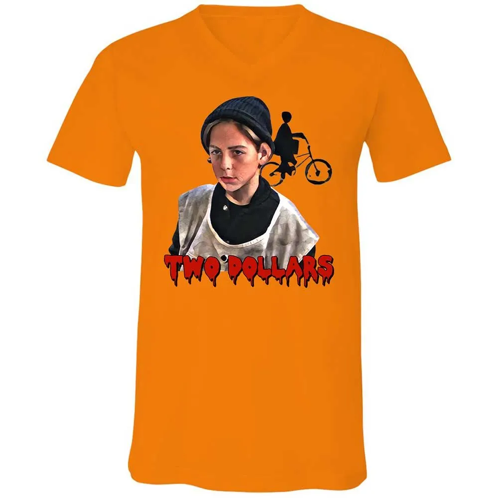 Unisex V-Neck T-Shirt - Z2UPECGS - Orange - 7