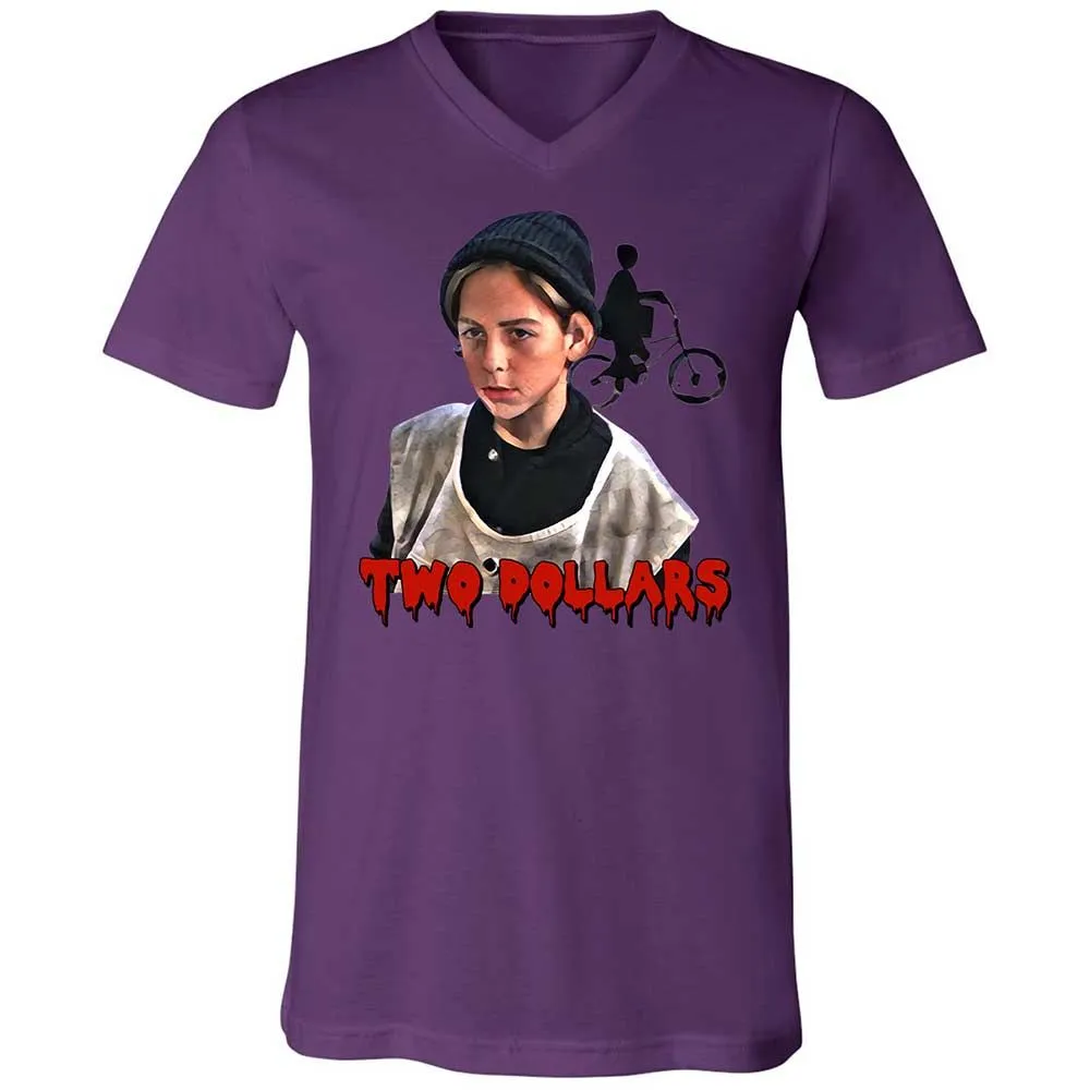 Unisex V-Neck T-Shirt - Z2UPECGS - Team Purple - 10