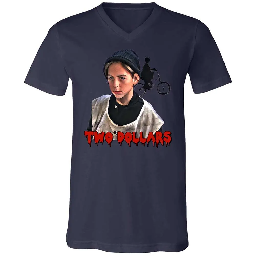 Unisex V-Neck T-Shirt - Z2UPECGS - Navy - 12