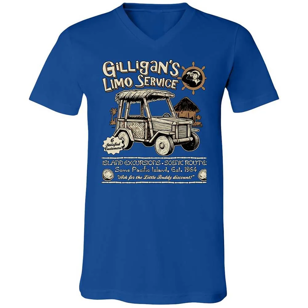 Unisex V-Neck T-Shirt - 6BLZMP7U - True Royal - 4