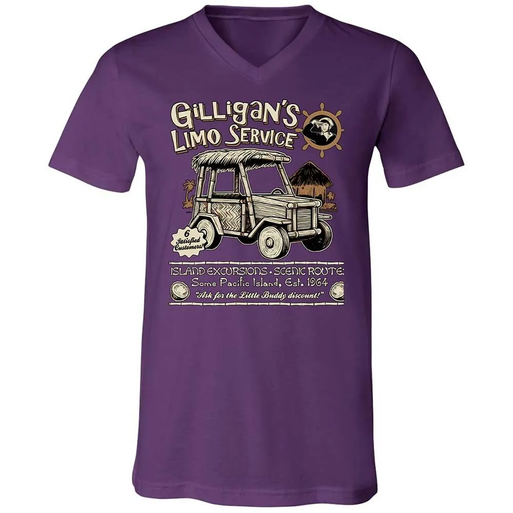 Unisex V-Neck T-Shirt - 6BLZMP7U - Team Purple - 10