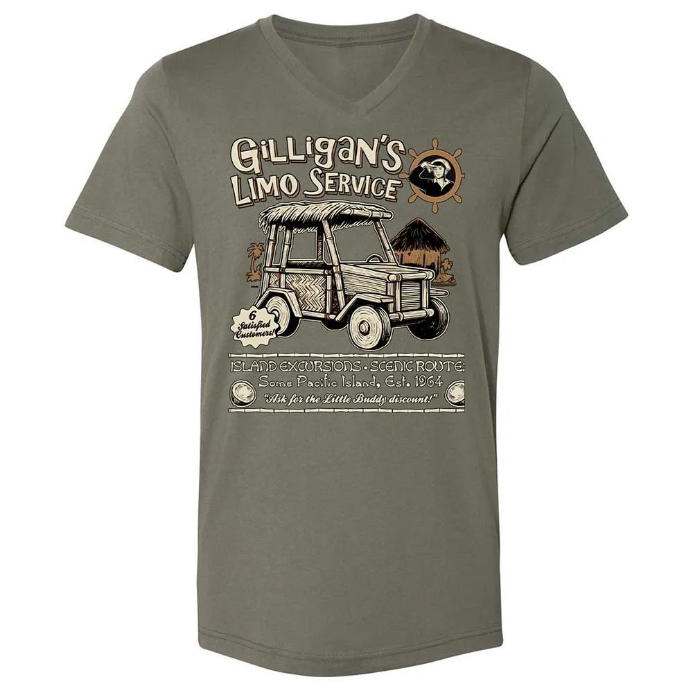 Unisex V-Neck T-Shirt - 6BLZMP7U - Military Green - 11