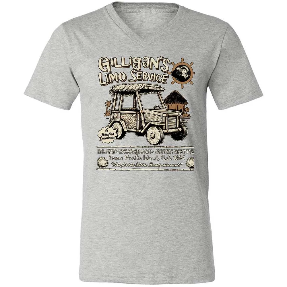 Unisex V-Neck T-Shirt - 6BLZMP7U - Athletic Heather - 15