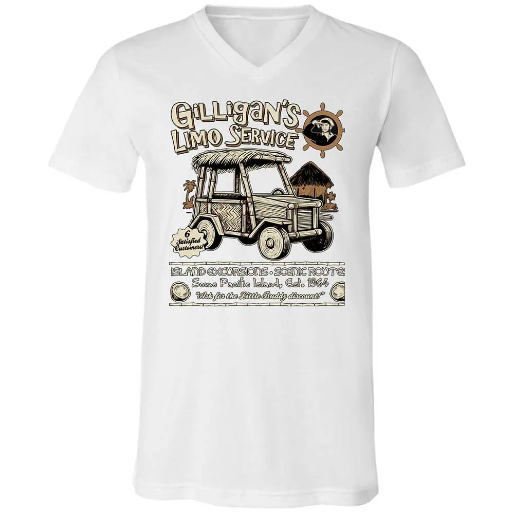 Unisex V-Neck T-Shirt - 6BLZMP7U - White - 16