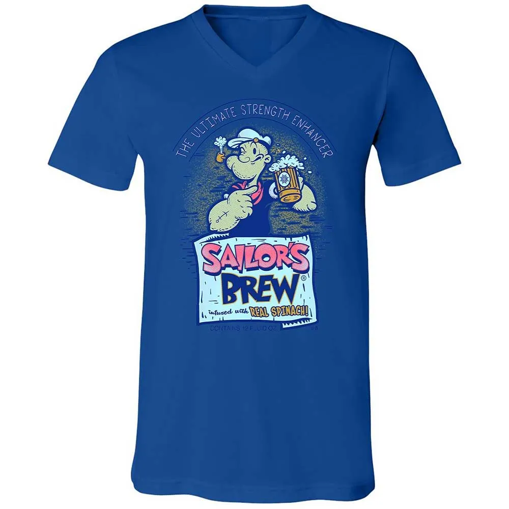 Unisex V-Neck T-Shirt - 6WMN7SPM - True Royal - 3