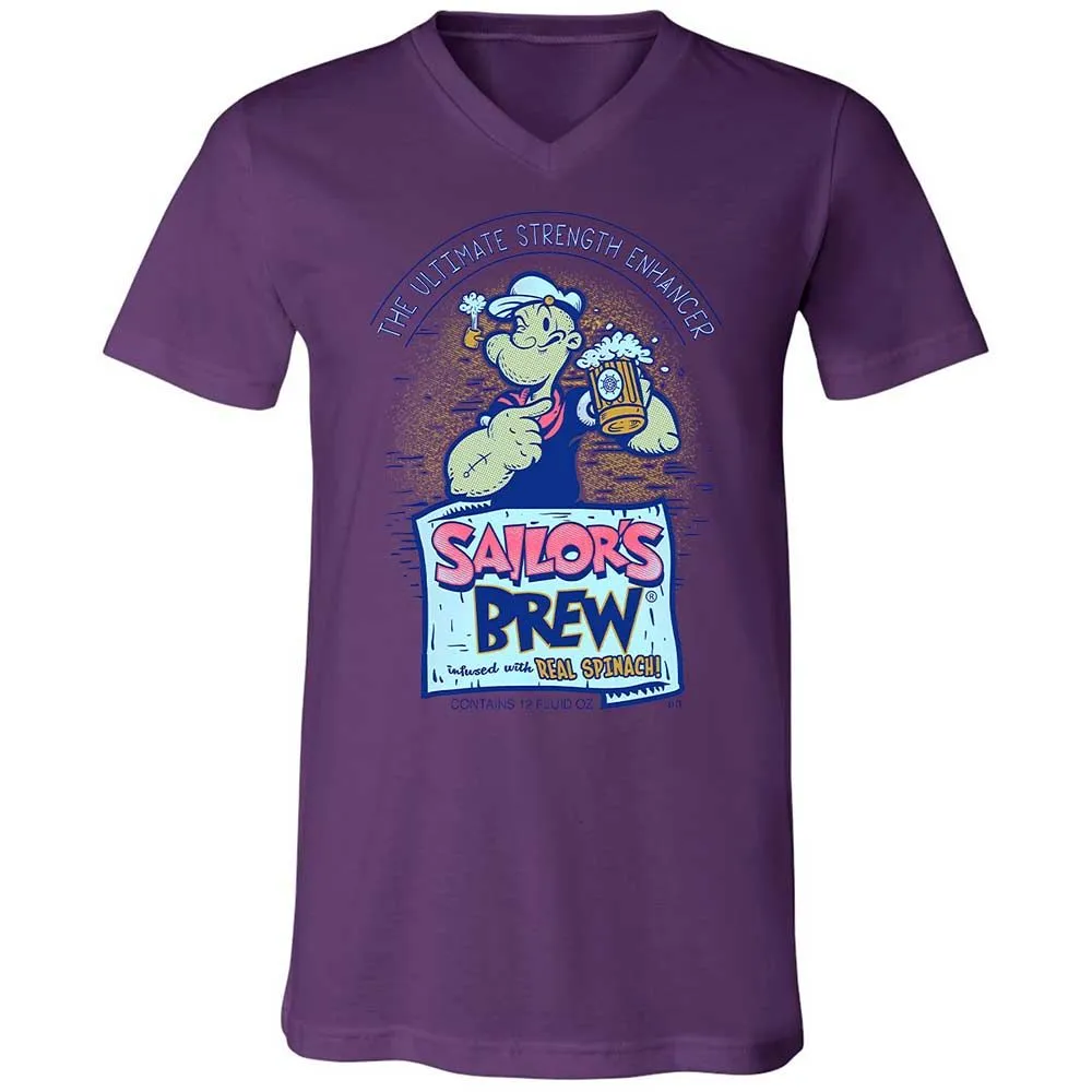 Unisex V-Neck T-Shirt - 6WMN7SPM - Team Purple - 10