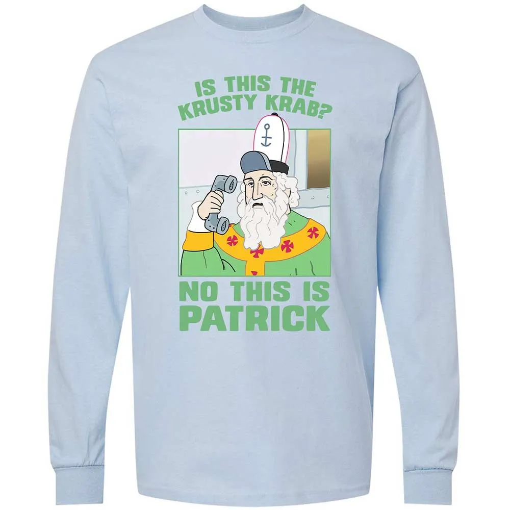 Long Sleeve T-Shirt - SQJR8M9R - Light Blue - 4
