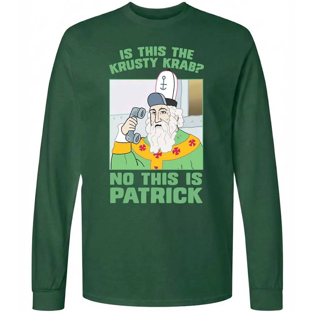 Long Sleeve T-Shirt - SQJR8M9R - Forest Green - 14