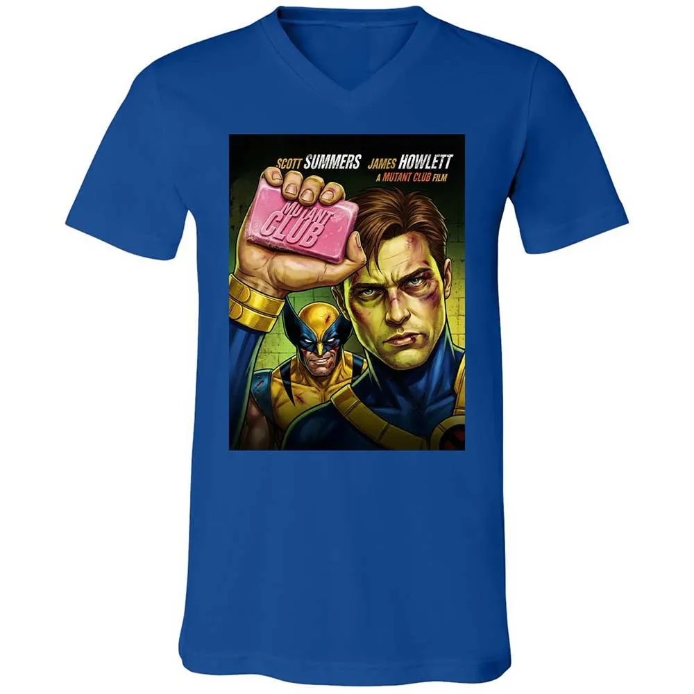 Unisex V-Neck T-Shirt - AUZQ2888 - True Royal - 4