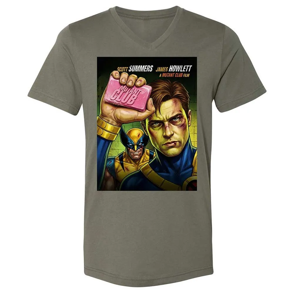 Unisex V-Neck T-Shirt - AUZQ2888 - Military Green - 11