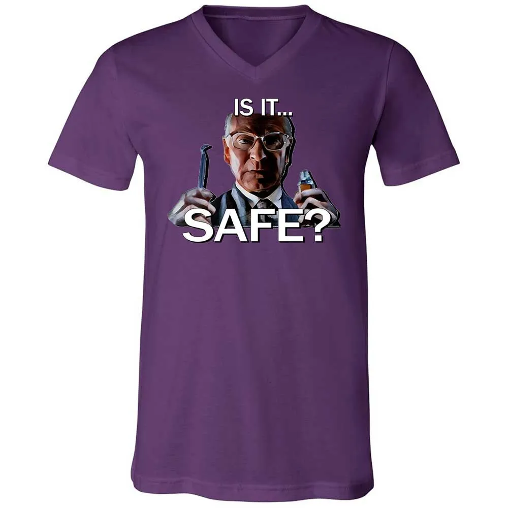 Unisex V-Neck T-Shirt - RNASDEM8 - Team Purple - 10