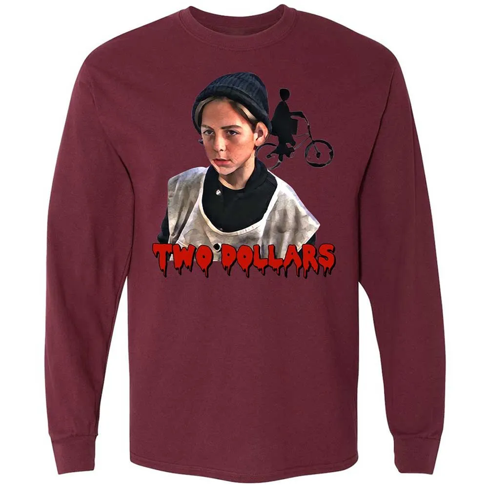 Long Sleeve T-Shirt - BRHNM7R6 - Maroon - 16