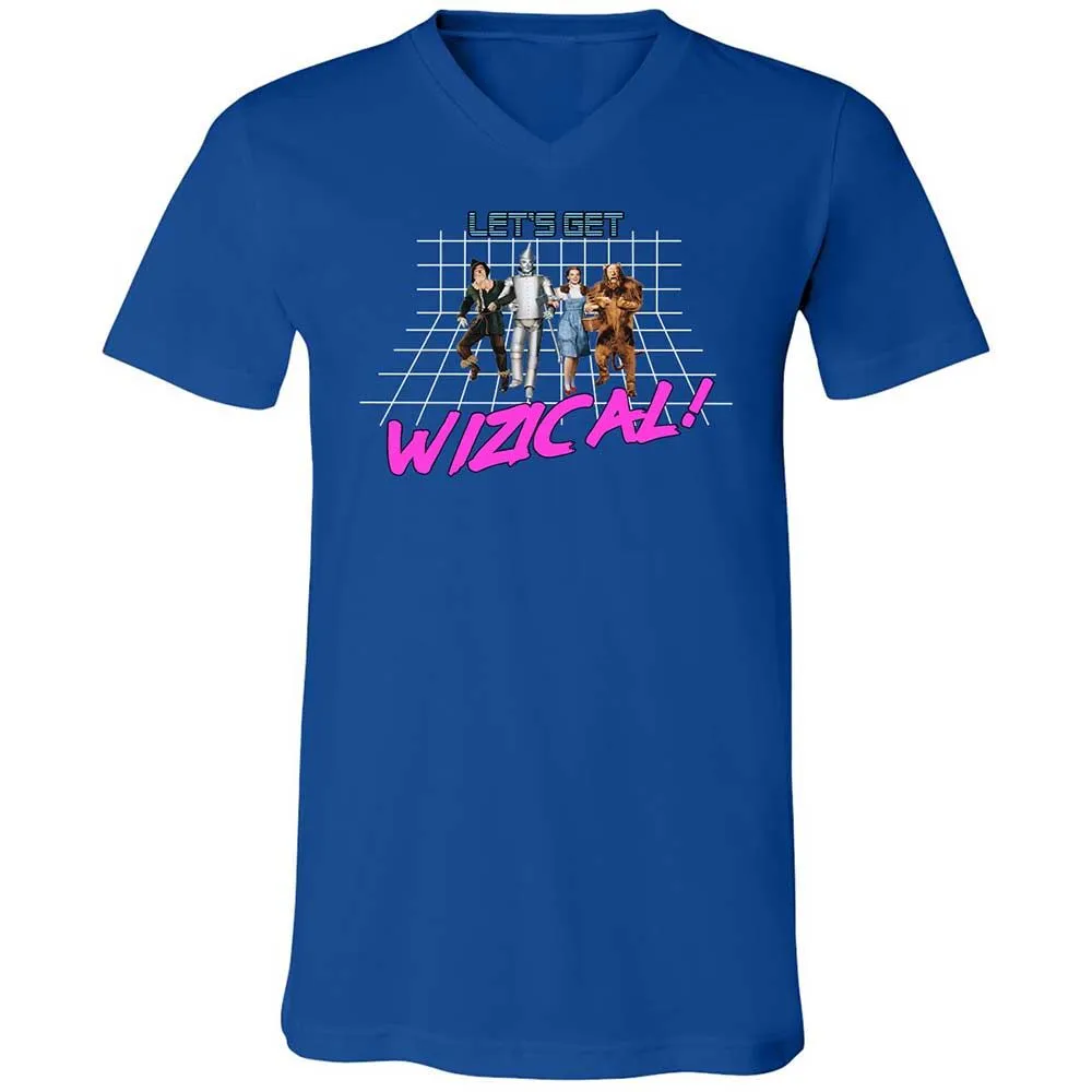 Unisex V-Neck T-Shirt - PM9Q4QXW - True Royal - 4