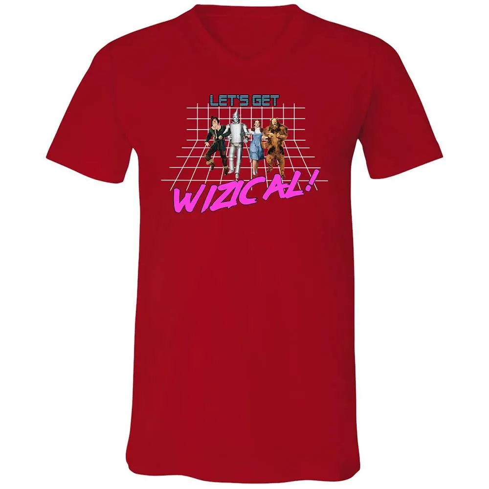 Unisex V-Neck T-Shirt - PM9Q4QXW - Red - 6