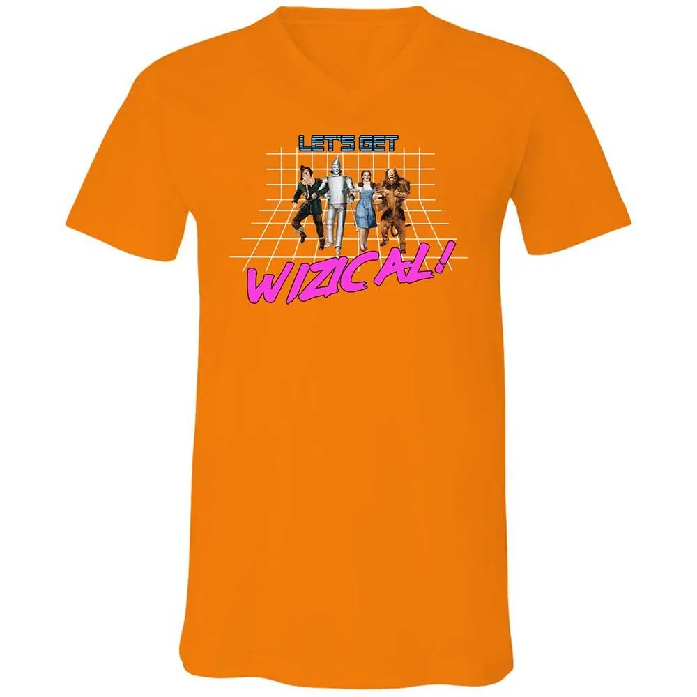Unisex V-Neck T-Shirt - PM9Q4QXW - Orange - 12