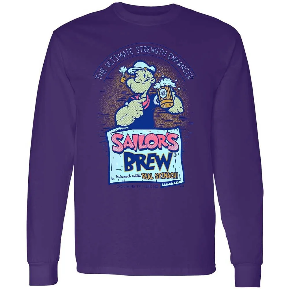 Long Sleeve T-Shirt - XQRSCW7R - Purple - 9