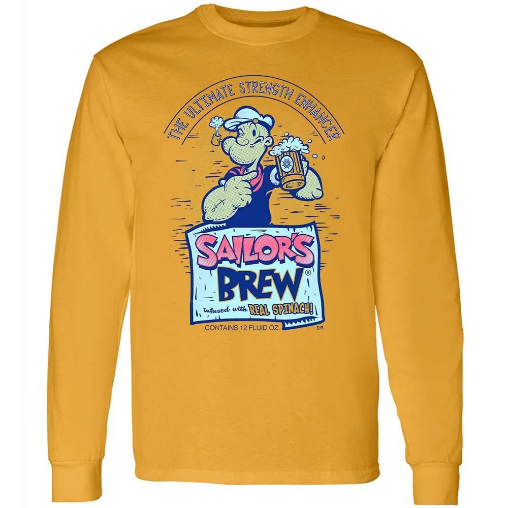 Long Sleeve T-Shirt - XQRSCW7R - Gold - 10