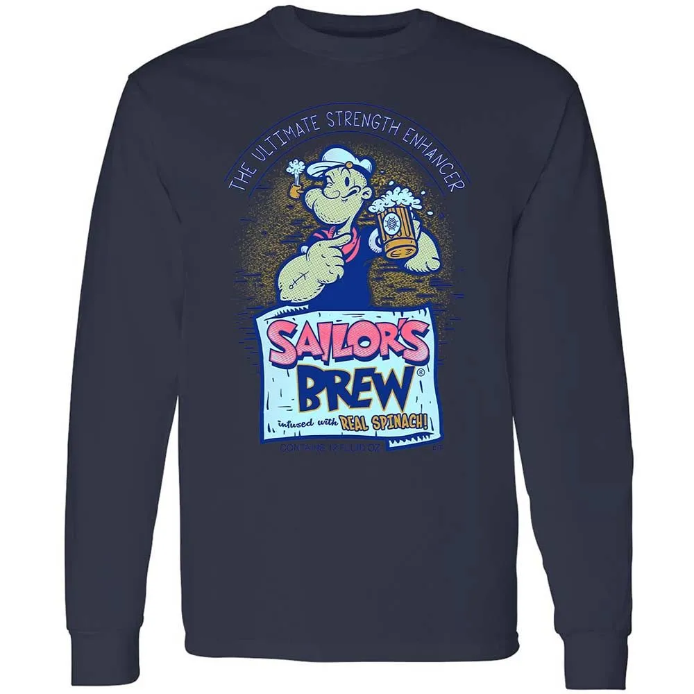 Long Sleeve T-Shirt - XQRSCW7R - Navy - 13