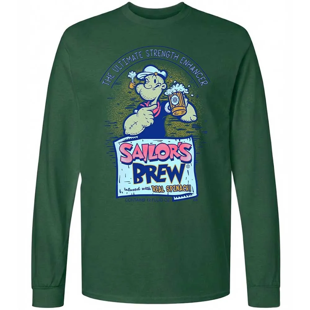 Long Sleeve T-Shirt - XQRSCW7R - Forest Green - 14