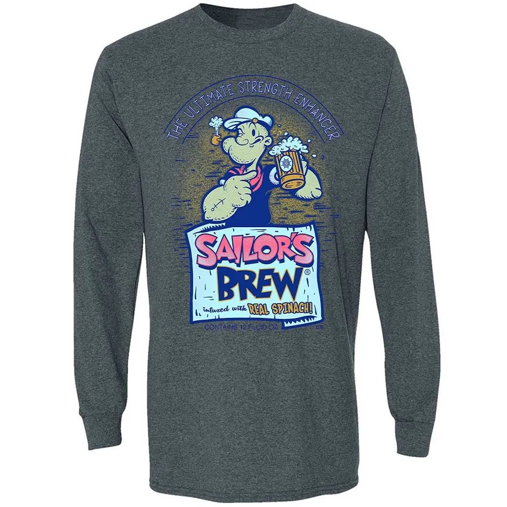Long Sleeve T-Shirt - XQRSCW7R - Dark Heather - 15